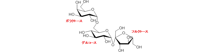 図1:ラフィノースの構造
