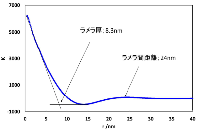 図2:密度相関関数解析